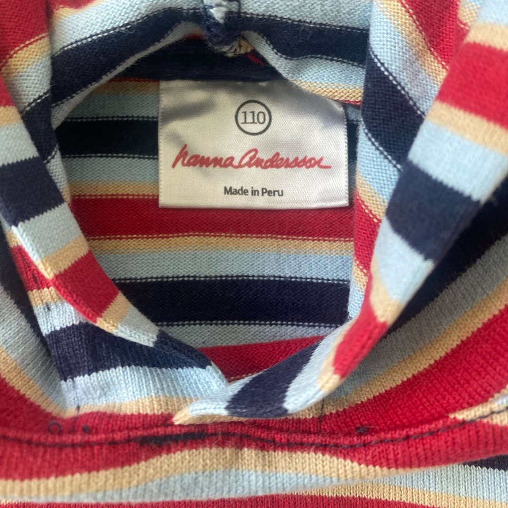 Hanna Andersson 110 hoodie hooded shirt - Picture 2 of 3